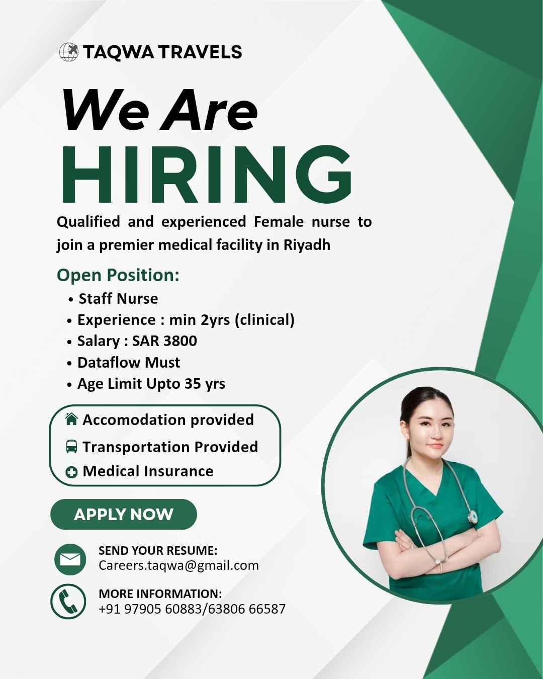 Non-Medical Opportunities Poster